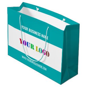 Custom Business Logo and Text Promotional Gift Bag