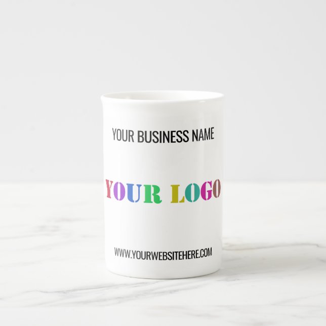 Custom Business Logo and Text Your Company Mug (Front)
