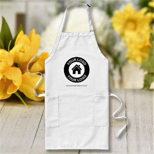 Custom Business Logo and Website Promotional Apron
