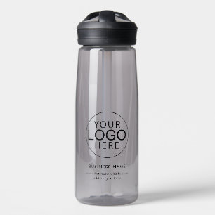 Custom Business Logo and Website Water Bottle