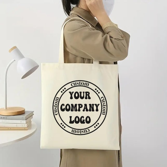 Custom Business Logo Bag for Clients & Employees (personalized tote bag bulk, promotional tote bag, business tote bag, company logo tote,)