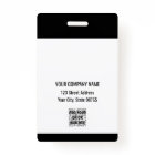 Custom Business Logo Basic Barcode Employee