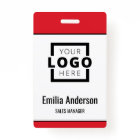 Custom Business Logo Basic Barcode Employee