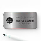 Custom Business Logo Basic Employee Staff Name  Na