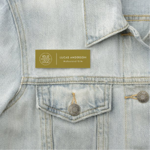 Custom Business Logo Basic Employee Staff Name Na Tag