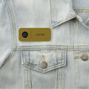 Custom Business Logo Basic Employee Staff Name  Na Tag