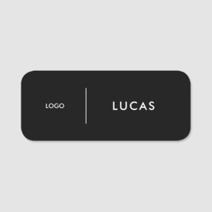 Custom Business Logo Basic Employee Staff Name Na Tag