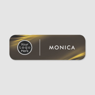 Custom Business Logo Basic Employee Staff Name Tag