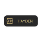 Custom Business Logo Basic Employee Staff Name