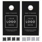 Custom Business Logo Black and White Branded