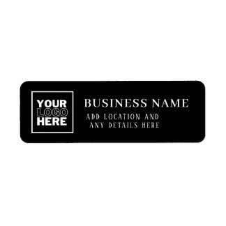 Custom Business Logo Black and White Branded