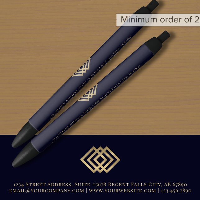 Custom Business Logo Black Ink Pen (Creator Uploaded)