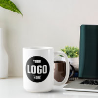 Custom Business Logo Branded Coffee Mug – Perfect