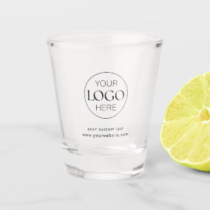 Custom Business Logo Branded Modern Print Shot Glass