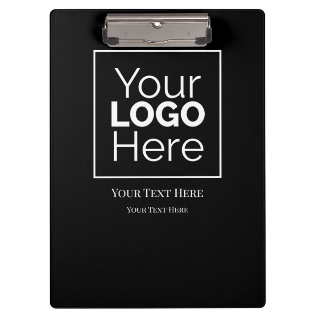 Custom Business Logo Branded Professional  Clipboard (Front)