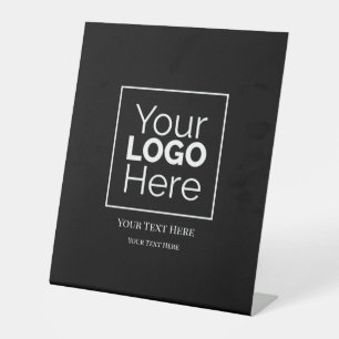 Custom Business Logo Branded Professional Pedestal Sign