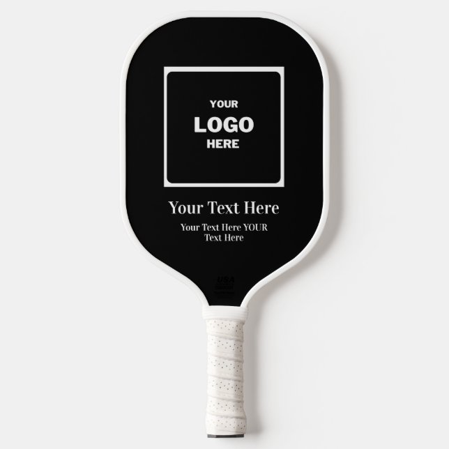 Custom Business Logo Branded Professional  Pickleball Paddle (Front)