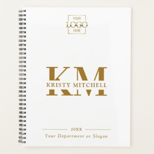 Custom Business Logo & Branding Monogram Initials Planner