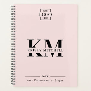 Custom Business Logo & Branding Monogram Initials Planner