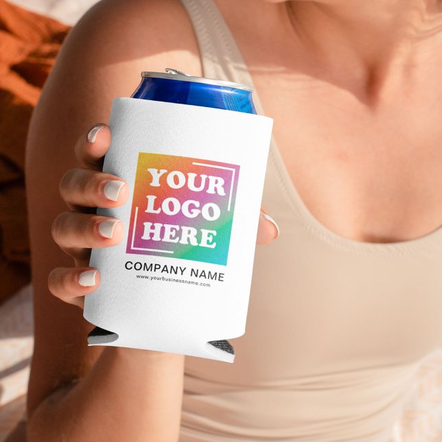 Custom Business Logo, Business Company  Can Cooler (Creator Uploaded)