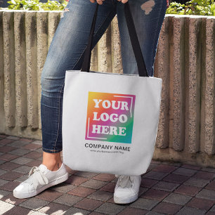 Custom Business Logo, Business Company Tote Bag