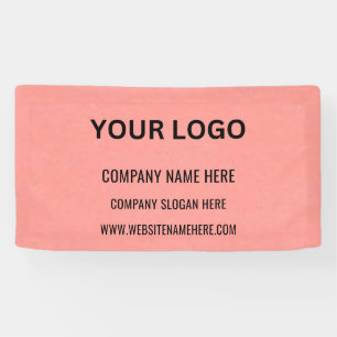 Custom Business Logo Business Name & Slogan Banner