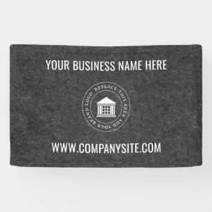 Custom Business Logo Business Name & Slogan Banner