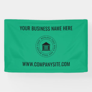 Custom Business Logo Business Name & Slogan Banner