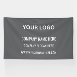 Custom Business Logo Business Name & Slogan Cust Banner