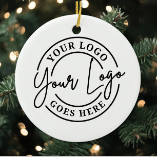 Custom Business Logo Ceramic Tree Decoration