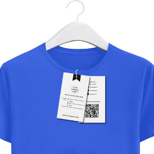 Custom Business Logo Clothing Label Price Hang Tag