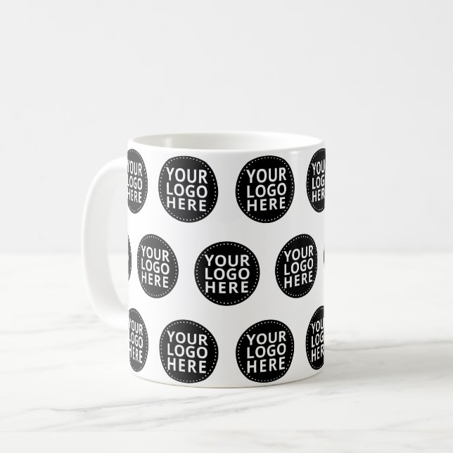 Custom Business Logo  Coffee Mug (Front Left)