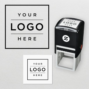 Custom Business Logo Company Branded Self-inking Stamp
