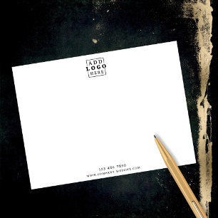 Custom Business Logo Company Contact Minimalist  Card