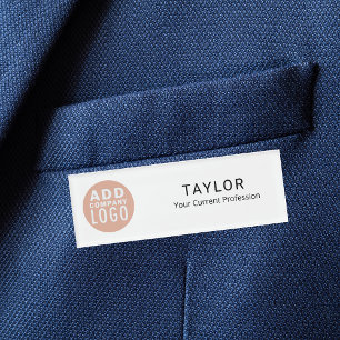 Custom Business Logo Company Employee Name Tag