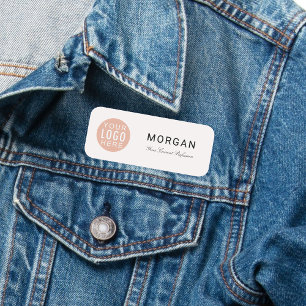 Custom Business Logo Company Employees Name Tag