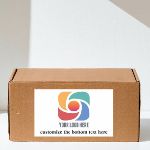 Custom Business Logo Company Marketing Wide Rectangular Sticker