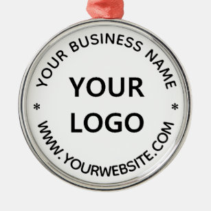 Custom Business Logo Company Personalised Office Metal Tree Decoration