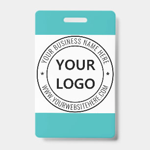 Custom Business Logo Company Personalised Stamp ID Badge