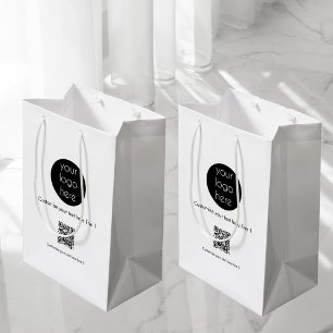 Custom Business Logo Company Promotional Medium Gift Bag