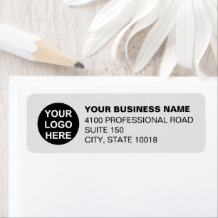 Custom Business Logo Company Return Address Label