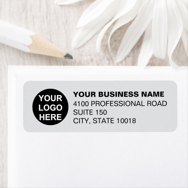 Custom Business Logo Company Return Address Label (Insitu)
