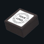 Custom Business Logo Company Stamp - Personalised  Gift Box<br><div class="desc">Custom Business Logo Company Stamp - Personalised Website - Text Promotional Professional Customisable Stamp Gift - Add Your Logo - Image / Name - Company / Website - Information - Resize and move or remove and add elements / text with customisation tool. Choose / add your colour !</div>