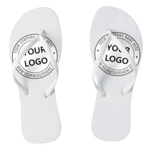 Custom Business Logo Company Stamp - Personalised Jandals