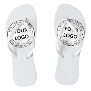 Custom Business Logo Company Stamp - Personalised  Jandals