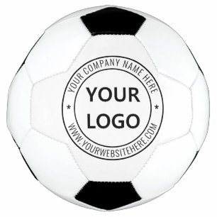 Custom Business Logo Company Stamp - Personalised  Soccer Ball