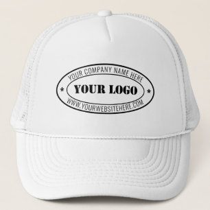 Custom Business Logo Company Stamp - Personalised Trucker Hat