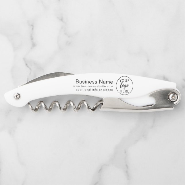 Custom Business Logo Corkscrew (Back)