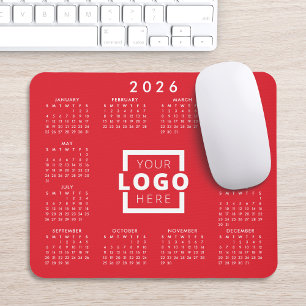 Custom Business Logo Corporate 2022 Calendar Mouse Pad