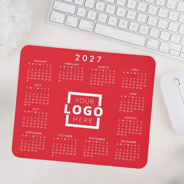 Custom Business Logo Corporate 2023 Calendar Mouse Pad (Creator Uploaded)